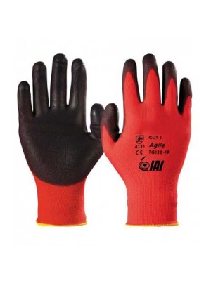 Custom Printed Sandy Thermo Grip Gloves for Industrial Use